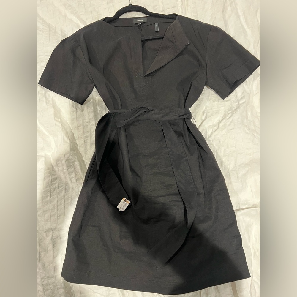 Black Theory summer dress size 2 with belt very stretchy